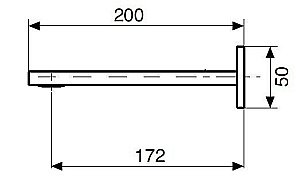 Излив для ванны Cezares Unika золото купить в интернет-магазине сантехники Sanbest