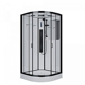 Душевая кабина с сенсором Niagara Premium NG- 6901-01G BLACK 90x90 купить в интернет-магазине Sanbest