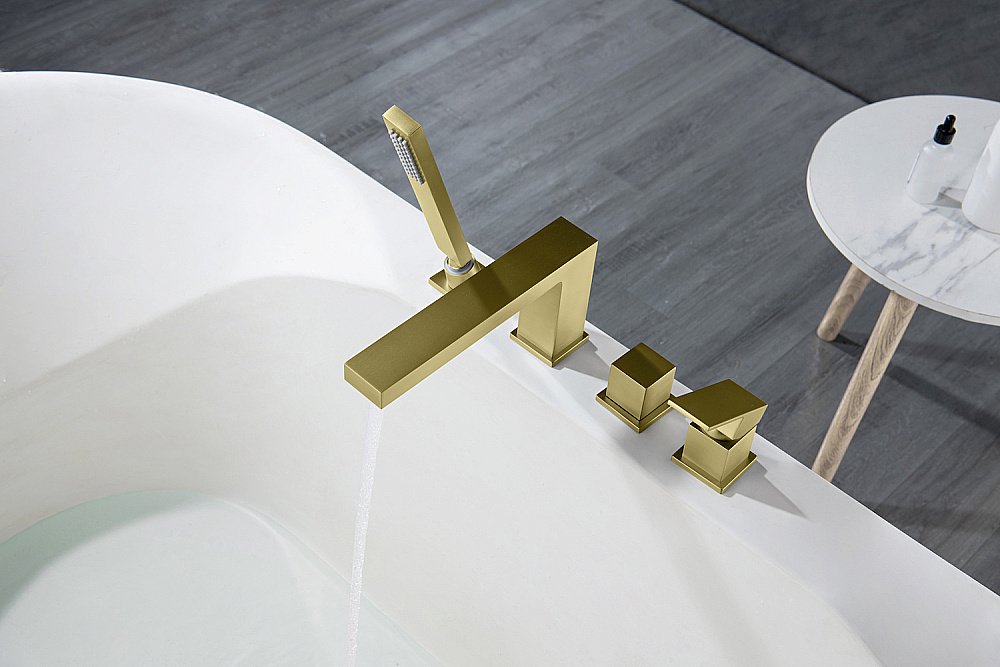 Смеситель для ванны Timo Selene 2130/17Y золото матовое купить в интернет-магазине сантехники Sanbest