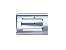 Кнопка для инсталляции Aquatek KDI-0000047 хром глянец (клавиши прямоугольные) купить в интернет-магазине сантехники Sanbest