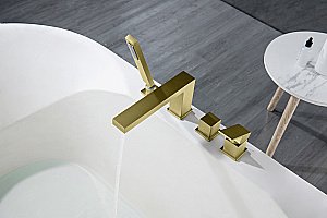 Смеситель для ванны Timo Selene 2130/17Y золото матовое купить в интернет-магазине сантехники Sanbest