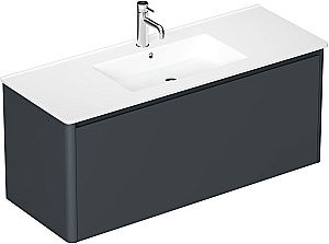 Тумба с раковиной Allen Brau Gravity 120 1.370015.AM антрацит матовый для ванной в интернет-магазине Sanbest