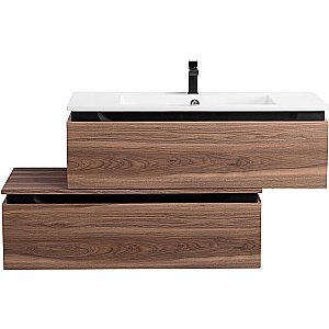 Нижняя тумба Cezares SLIDER-1000-1C-PI-NA-P орех дымчатый для ванной в интернет-магазине сантехники Sanbest