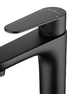 Смеситель для раковины WONZON & WOGHAND ALFA WW-A40202-MB черный матовый купить в интернет-магазине сантехники Sanbest