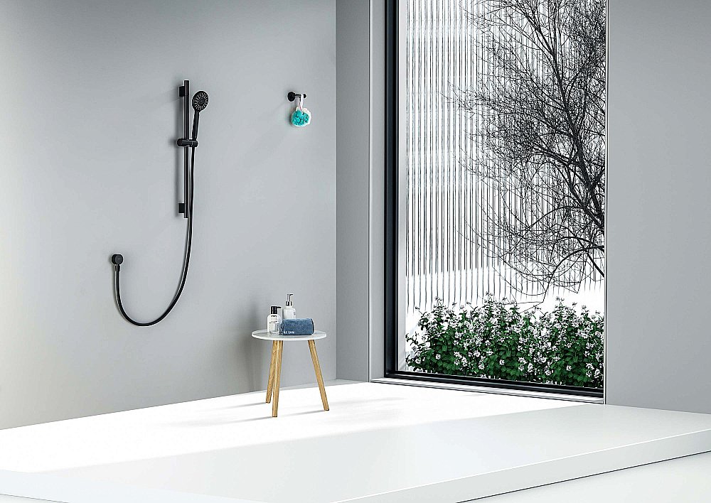 Душевой гарнитур Aquatek Бетта AQ2017MB черный матовый купить в интернет-магазине сантехники Sanbest