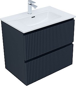 Тумба с раковиной Aquanet Джейн (Flat) 335428/330430 70 маренго для ванной в интернет-магазине Sanbest