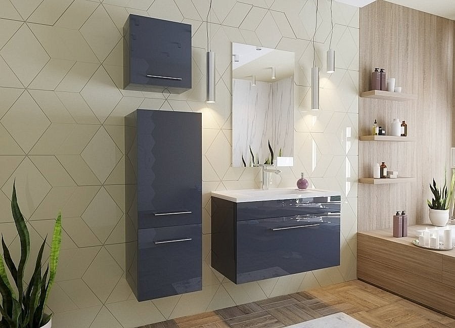 Тумба с раковиной Эстет Elin 80 белая для ванной в интернет-магазине Sanbest