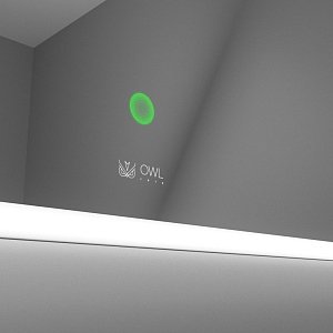 Зеркало с LED подсветкой Owl 1975 Skansen 100 в ванную от интернет-магазине сантехники Sanbest