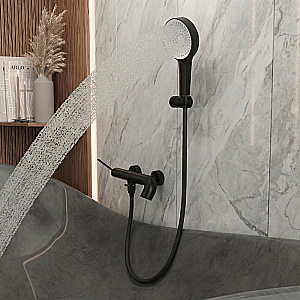 Смеситель для ванны Elghansa RADIANT XQ 2347181-Black черный матовый купить в интернет-магазине сантехники Sanbest