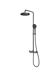 Душевая система Vincea Rim VSFS-2RM1GM вороненая сталь купить в интернет-магазине сантехники Sanbest