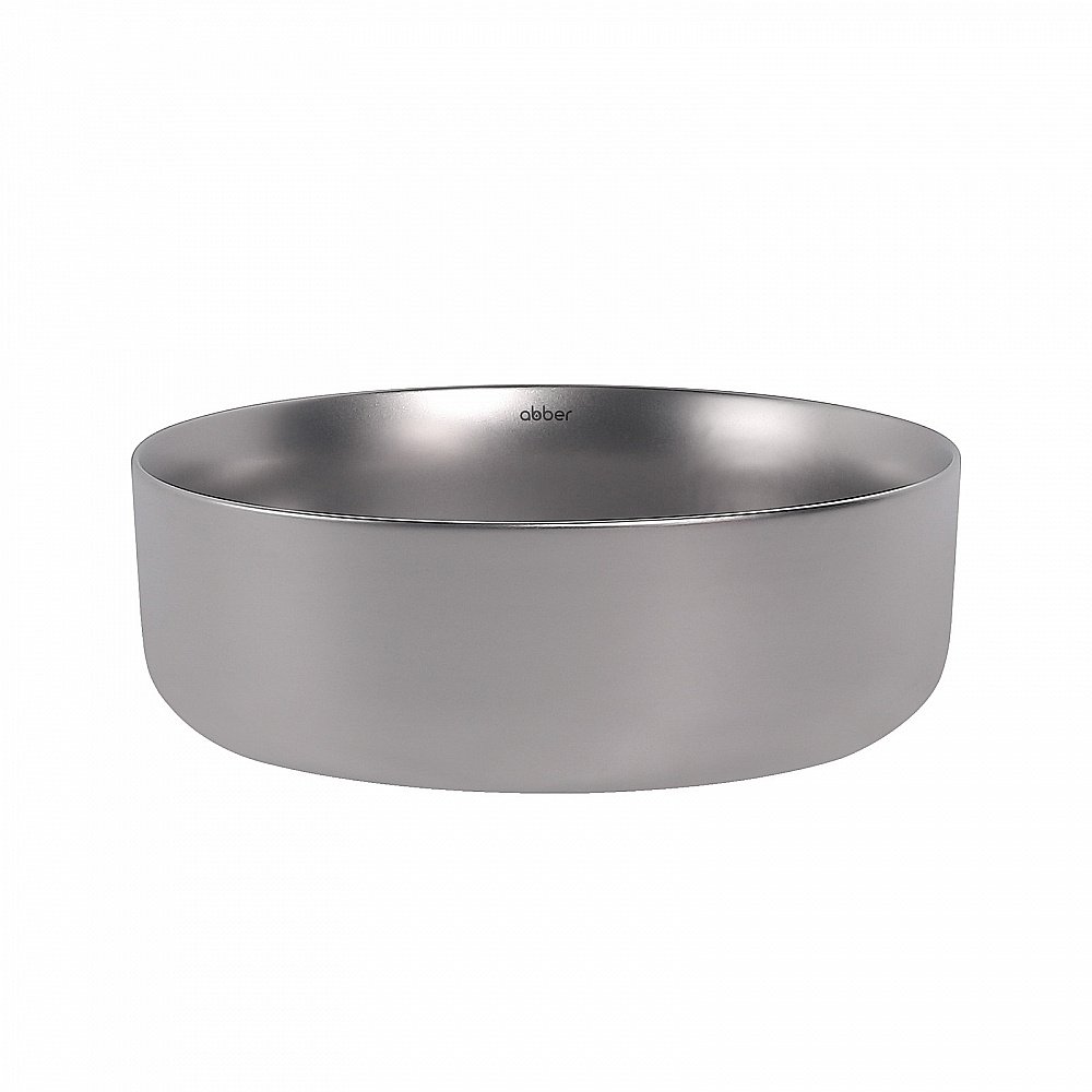 Раковина накладная ABBER Bequem AC2108MS серебро матовое купить в интернет-магазине Sanbest