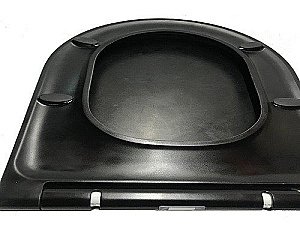 Унитаз напольный CeramaLux 2179MB черный матовый, безободковый, с бачком, с крышкой микролифт купить в интернет-магазине Sanbest