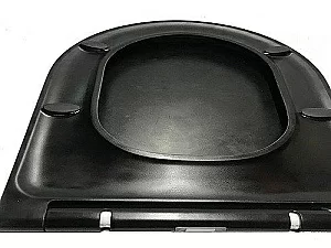 Унитаз напольный CeramaLux 2179MB черный матовый, безободковый, с бачком, с крышкой микролифт купить в интернет-магазине Sanbest