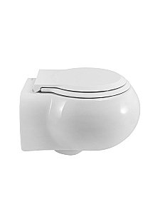 Унитаз подвесной Cezares GRANDE CZR-308-TH-TOR/SC белый, безободквый, смыв торнадо купить в интернет-магазине Sanbest