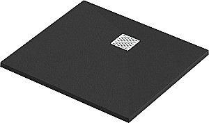 Душевой поддон Good Door Essentia 80х80 ЛП00319 черный купить в интернет-магазине Sanbest