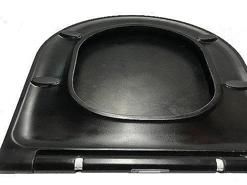 Унитаз напольный CeramaLux 2179MB черный матовый, безободковый, с бачком, с крышкой микролифт купить в интернет-магазине Sanbest