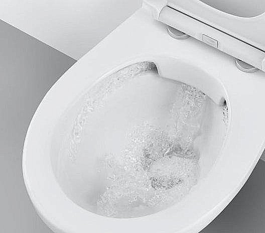 Унитаз приставной Grohe Bau Ceramic 39430000 безободковый купить в интернет-магазине Sanbest