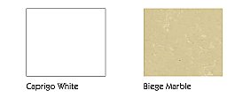 Столешница из искусственного камня Caprigo Наполи 100 20 мм образцы цветов на выбор купить в интернет-магазине сантехники Sanbest