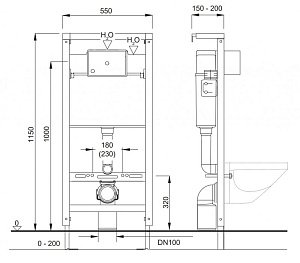 Инсталляция Pestan Fluenta SET40006356PC купить в интернет-магазине сантехники Sanbest