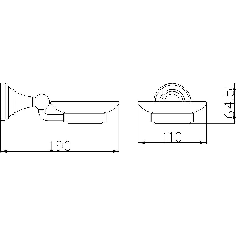 Мыльница Rav-Slezak Morava MKA0300B белая купить в интернет-магазине сантехники Sanbest