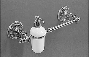 Полотенцедержатель с дозатором Art&Max Barocco AM-2057D-Cr хром купить в интернет-магазине сантехники Sanbest
