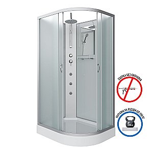 Душевая кабина Niagara Classic NG-3312-14BKTG 120х80 с гидромассажем купить в интернет-магазине Sanbest