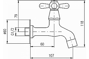 Смеситель для раковины Rav-Slezak Morava retro MK593SM бронза купить в интернет-магазине сантехники Sanbest