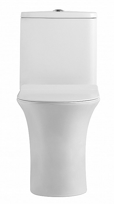 Унитаз Agger AT01000 безободковый, с бачком, с крышкой микролифт купить в интернет-магазине Sanbest