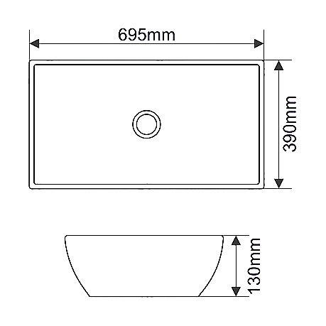 Раковина Melana E408 E408-805 белая купить в интернет-магазине Sanbest