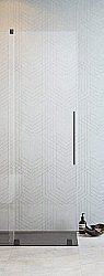 Душевая дверь Radaway Furo SL Brushed GunMetal Walk-in 438 10306438-92-01L стекло прозрачное/профиль брашированная оружейная сталь левая купить в интернет-магазине сантехники Sanbest