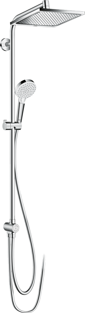 Душевая система Hansgrohe Crometta E Showerpipe 240 1jet EcoSmart Reno 27289000 купить в интернет-магазине сантехники Sanbest