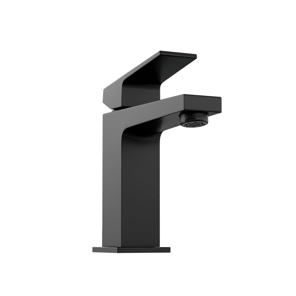 Смеситель для раковины VitrA Minimax Square A4372036EXP матовый черный купить в интернет-магазине сантехники Sanbest