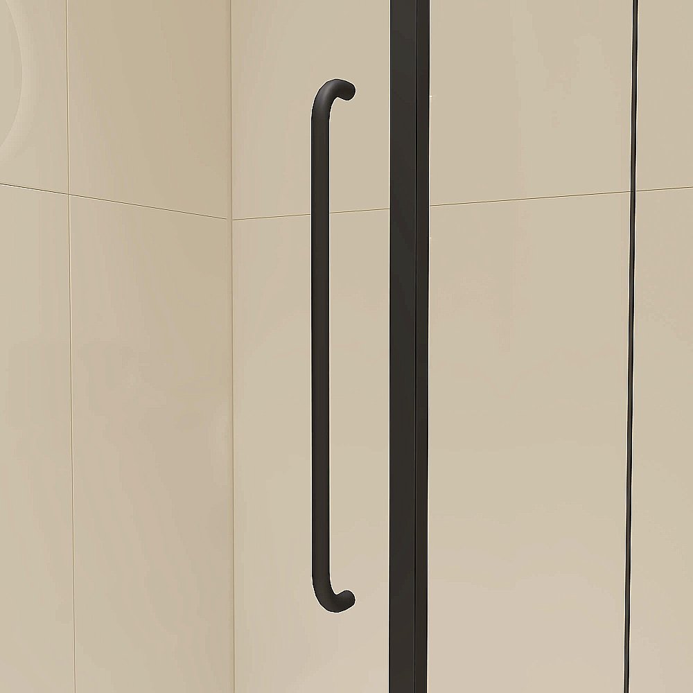 Душевой уголок RGW Classic CL-046-B 100х80 350904608-24 стекло матовое/профиль черный купить в интернет-магазине Sanbest