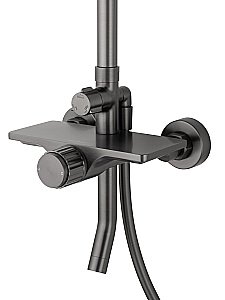 Душевая система WONZON & WOGHAND CLICK, Темный графит (WW-N3S962-BGG) купить в интернет-магазине сантехники Sanbest