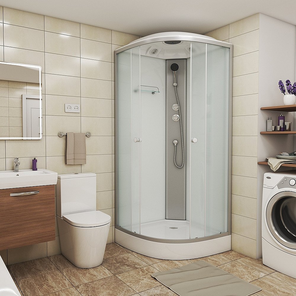 Душевая кабина Niagara Eco E90/13/MT 90х90 купить в интернет-магазине Sanbest