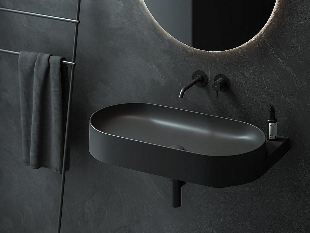 Раковина Ravak Yard 800 XJX0D080000 черный матовый купить в интернет-магазине Sanbest
