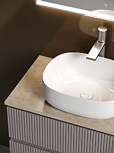 Тумба с раковиной Sancos SNOB T 80 со столешницей, Doha Soft для ванной в интернет-магазине Sanbest