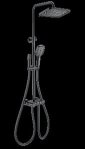 Душевая система с термостатом WONZON & WOGHAND MUSE Corno, Черный матовый (WW-B3112-MB) купить в интернет-магазине сантехники Sanbest