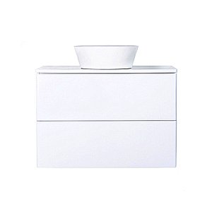 Тумба с раковиной Orange Otto Ot-75TuMDF+B08-360W 75 белая для ванной в интернет-магазине Sanbest