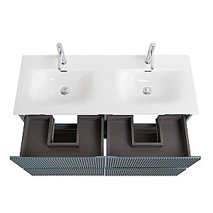 Тумба с раковиной BelBagno UNO-1200-4C-SO-AO голубой матовый для ванной в интернет-магазине Sanbest