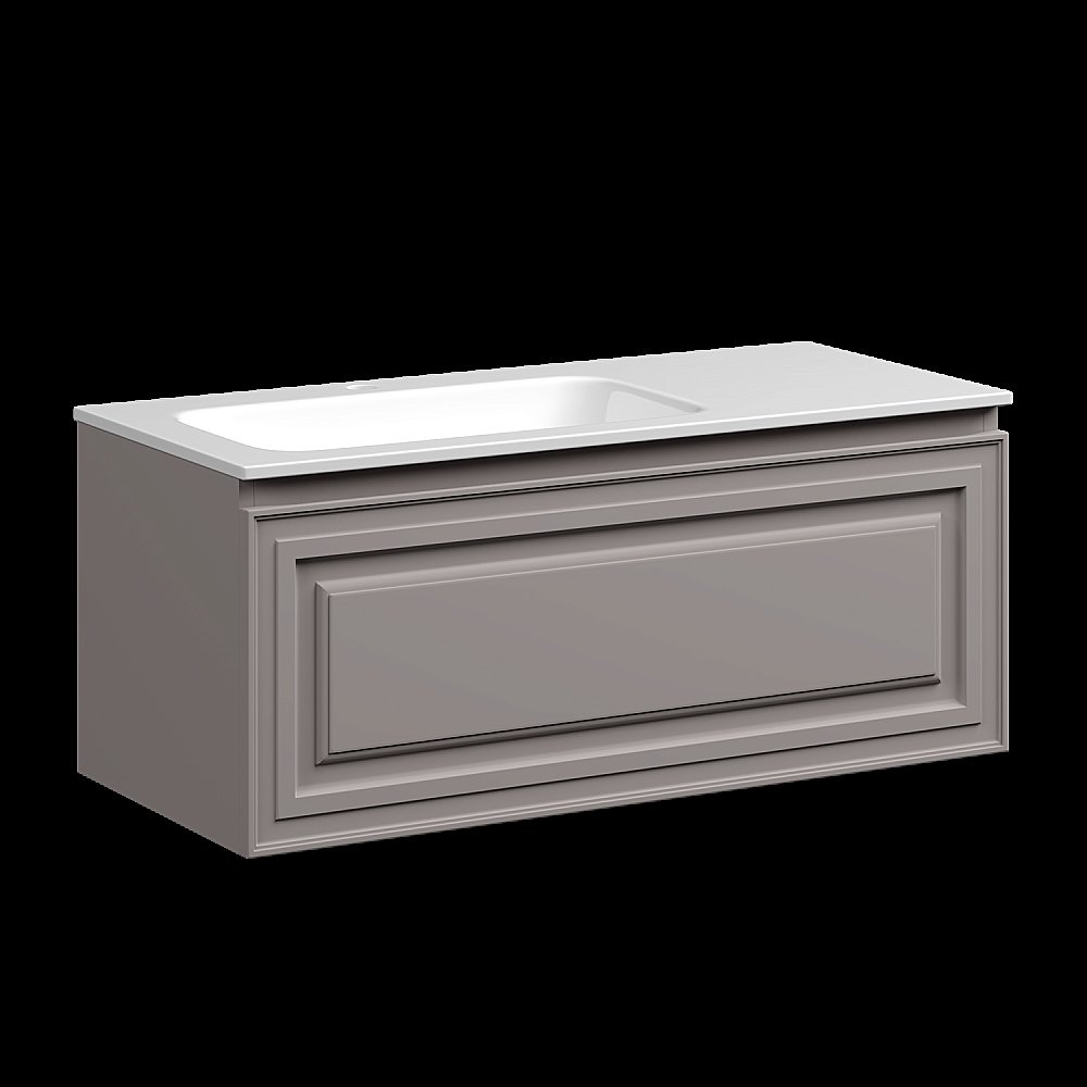 Тумба с раковиной Sancos Very VR100LSM + CN7014 100 для ванной в интернет-магазине Sanbest