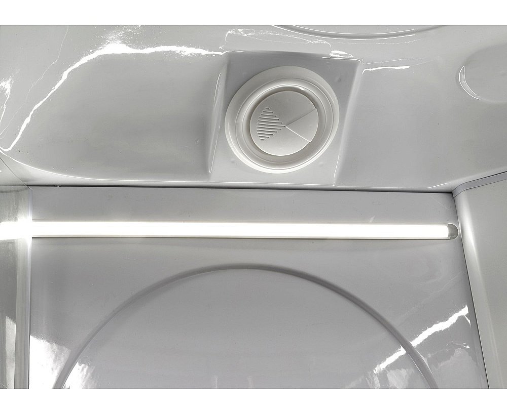 Душевая кабина DTO L520LLED+GM 120x80 LED с гидромассажем купить в интернет-магазине Sanbest