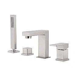 Смеситель для ванны ABBER Daheim AF8213SP сатин купить в интернет-магазине сантехники Sanbest