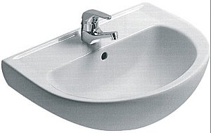 Раковина на полупьедестале Ideal Standard Eurovit 65 W444001 белая купить в интернет-магазине Sanbest