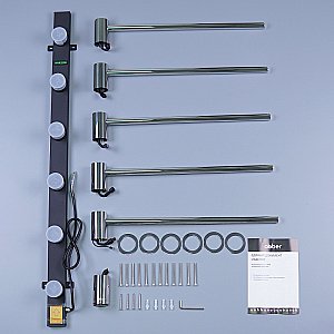 Полотенцесушитель электрический ABBER Charme AH4005 хром купить в интернет-магазине сантехники Sanbest