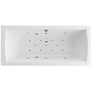 Ванна акриловая Excellent Aquaria Lux Slim RELAX WAEX.AQU18S.RELAX.BR 180x80 белая с гидромассажем купить в интернет-магазине Sanbest