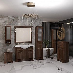 Тумба нижняя Опадирис Риспекто антикварный орех для ванной в интернет-магазине сантехники Sanbest