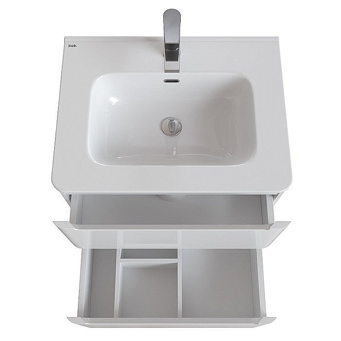 Тумба с раковиной Iddis Edifice EDI60WFi95K 60 белая для ванной в интернет-магазине Sanbest