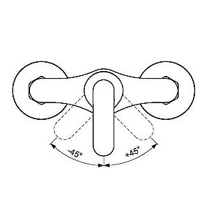 Смеситель для душа Vidima Fine BA387AA купить в интернет-магазине сантехники Sanbest