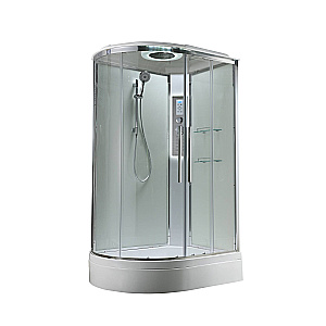 Душевая кабина AvaCan EM Серия EM3812 LEDT 120х80 с гидромассажем, с подсветкой, прозрачная купить в интернет-магазине Sanbest